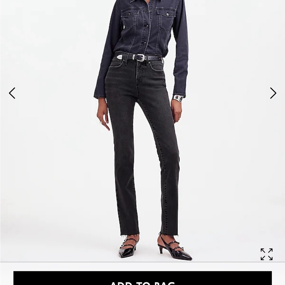 Madewell Stovepipe Jeans Armand Wash size 28